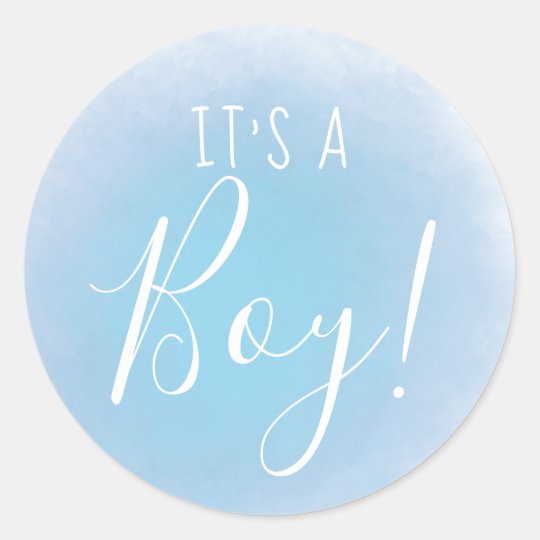 It's a Boy! Hospital Stickers Gender Reveal Guess | Zazzle.com