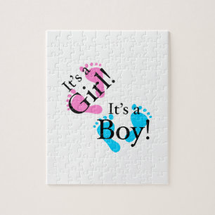 It's a Boy It's a Girl - Newborn Baby Jigsaw Puzzle