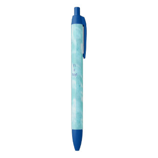 It's a boy, Light Blue Abstract Pens Announce Baby