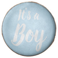 It's a Boy, light blue baby shower, gender reveal Chocolate Covered Oreo