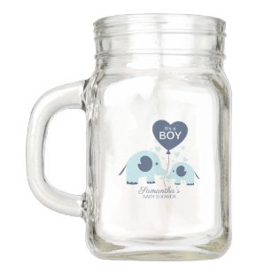 Boy Baby Shower Gifts Mason Jars Zazzle