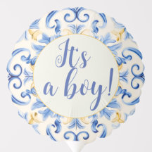 It's a boy! Mediterranean tile