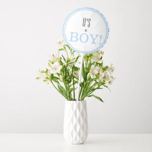 It's a Boy! Modern Blue Baby Gender Reveal Balloon