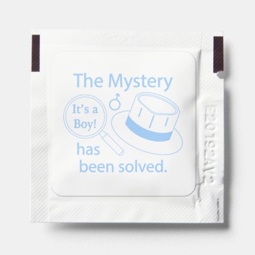 Its a Boy Mystery Solved Hand Sanitizer Packet