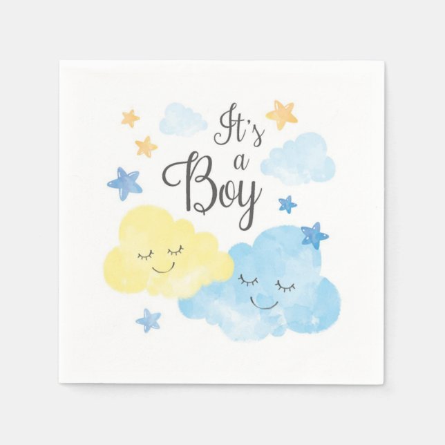 It's a Boy Napkins (Front)