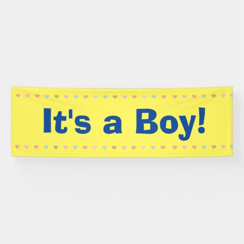 Its a Boy _ New Baby Announcement Banner