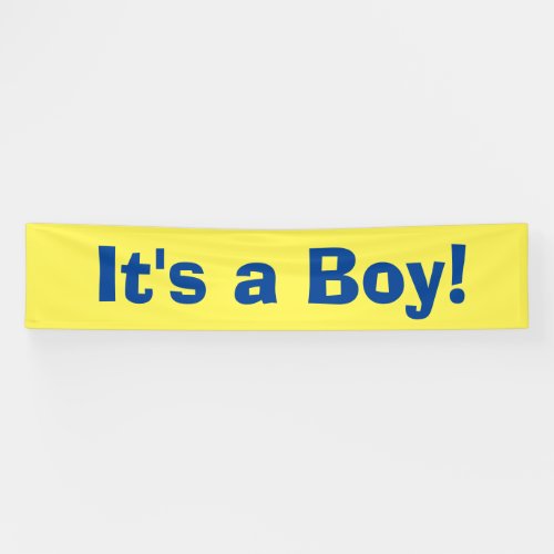 Its a Boy _ New Baby Boy Birth Announcement Banner