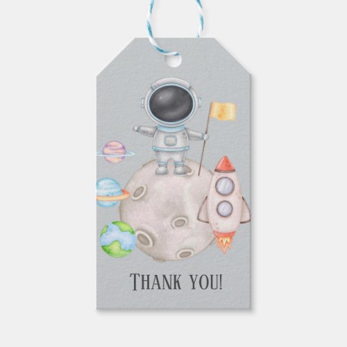 Its a Boy Outer Space Boy Shower Thank You Gift Tags