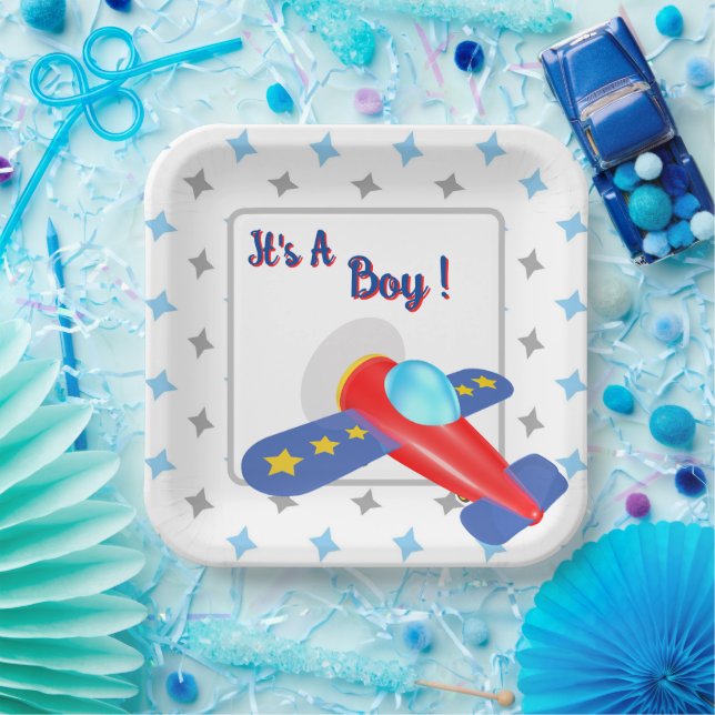 It's A Boy  Paper Plates (Party)