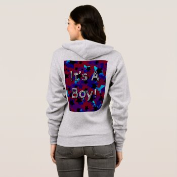 It's A Boy! Party Stars Hoodie by BlakCircleGirl at Zazzle