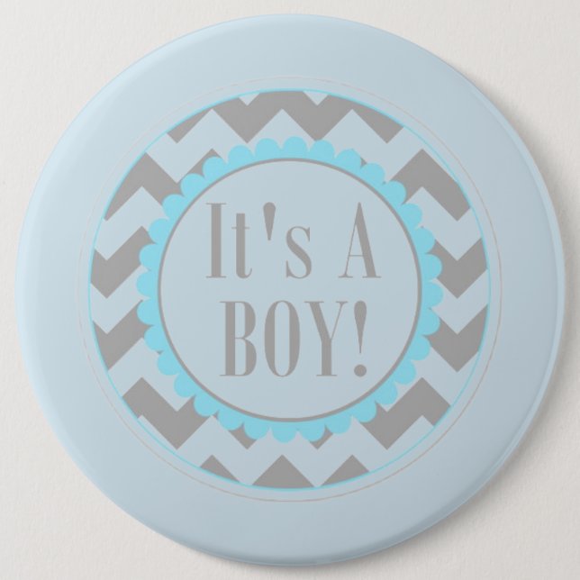 It's a Boy Pinback Button (Front)