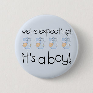 It's A Boy Pinback Button
