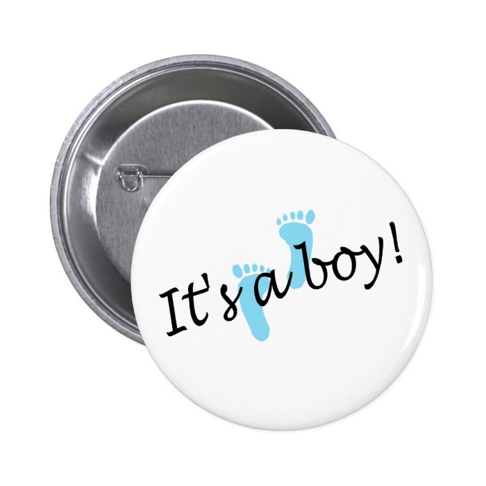 Its A Boy Pinback Buttons