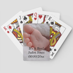 Its a Boy Poker Cards