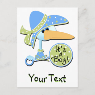 It's A Boy Post Card