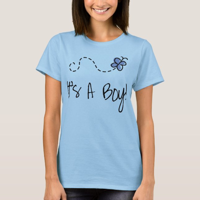 It's A Boy Pregnancy Announcement Tee (Front)