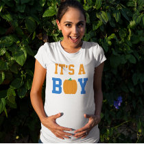 It's A Boy Pumpkin T-Shirt