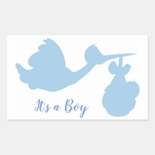 Its a Boy Rectangular Sticker