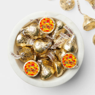 It's A Boy! Red and Yellow Hearts Hershey®'s Kisses®