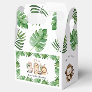 It's a Boy Safari Baby Shower Favor Box