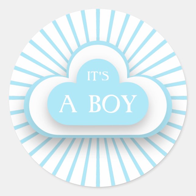 It's a Boy Sticker (Front)