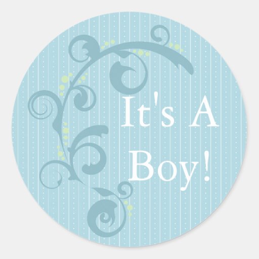 It's A Boy Sticker | Zazzle