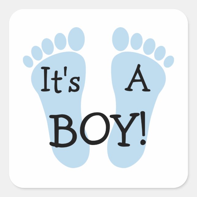 It's A Boy Sticker (Front)