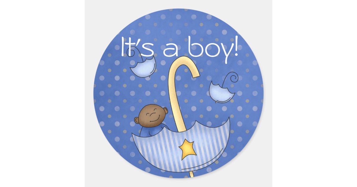 Its a boy stickers Zazzle