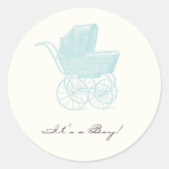 It's A Boy! Stickers by ericar70 at Zazzle
