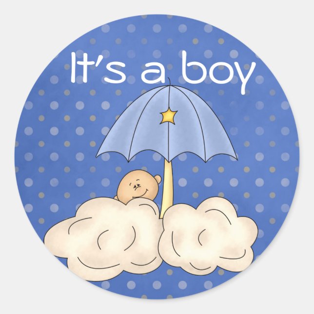 Its a boy stickers (Front)