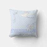 It&#39;s A Boy Strok Bringing A Baby Pillow at Zazzle