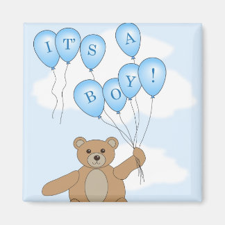 It's a Boy Teddy Bear Magnet