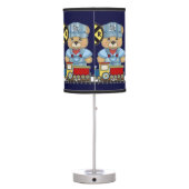 It's a Boy Teddy Bear Train Table Lamp (Back)