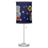 It's a Boy Teddy Bear Train Table Lamp (Left)