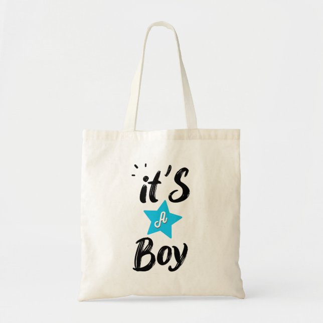 It's a boy tote bag (Front)