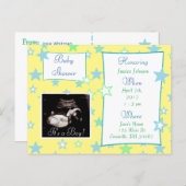It's a Boy,  Ultrasound Pic Baby Shower Invitation (Front/Back)