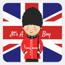 It's A Boy Union Jack Theme Baby Shower