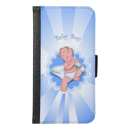 It&#39;s A Boy! Wallet Phone Case For Samsung Galaxy S6