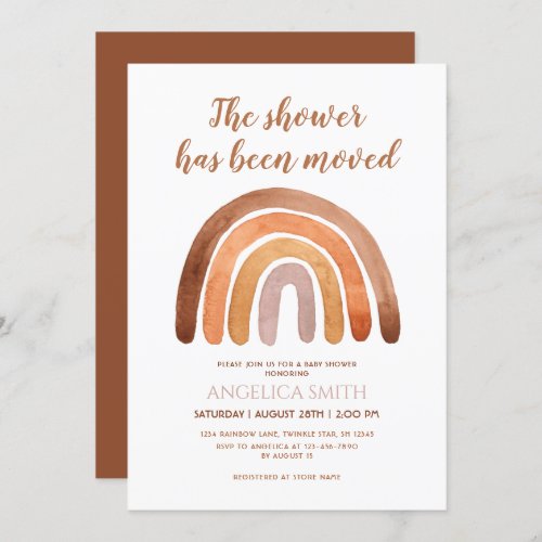 It's A Boy - Watercolor Boho Rainbow Baby Shower I