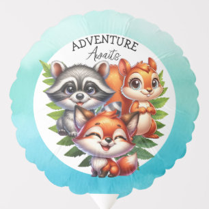 It's a Boy   Woodland Creatures Baby Shower Balloon