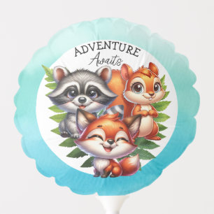 It's a Boy   Woodland Creatures Baby Shower Balloon
