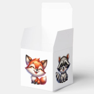 It's a Boy   Woodland Creatures Baby Shower Favor Boxes