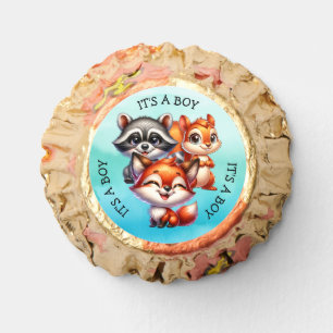It's a Boy   Woodland Creatures Baby Shower Reese's Peanut Butter Cups