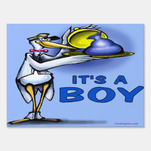 It's a BOY Yard Sign
