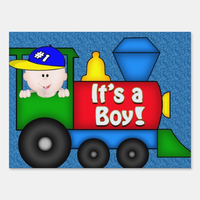 IT'S A BOY - YARD SIGN (Front)