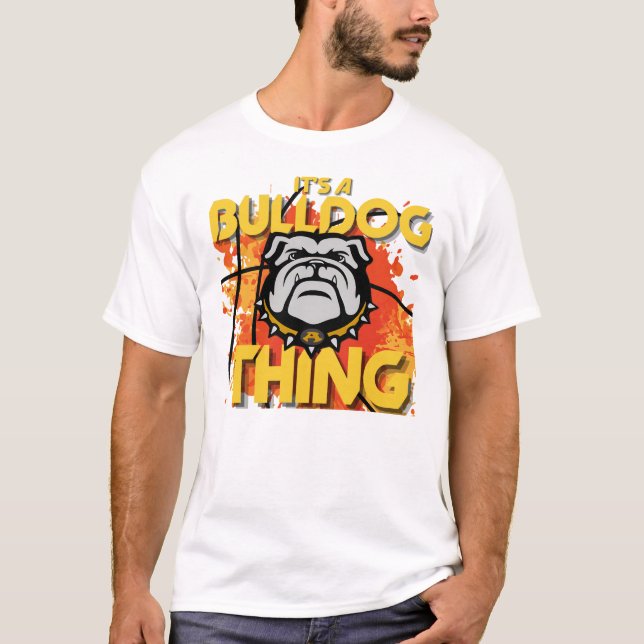 It's a Bulldog Thing Basketball Tee (Front)