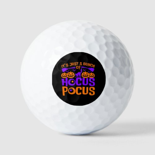 Its A Bunch Of Hocus Pocus Halloween  Golf Balls