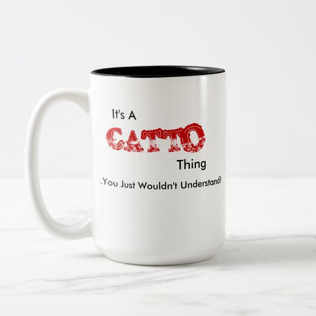 It's A Catto Thing... Two-Tone Coffee Mug (Left)