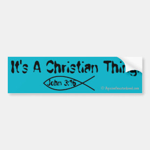It's A Christian Thing Bumper Sticker