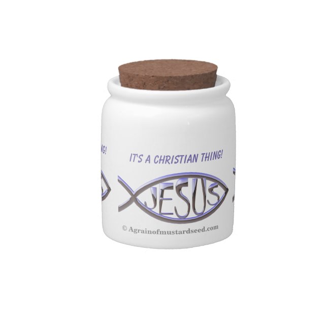 It's A Christian Thing Candy Jar (Front)